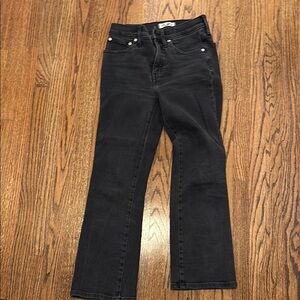 Madewell Black Boot Cut Jeans